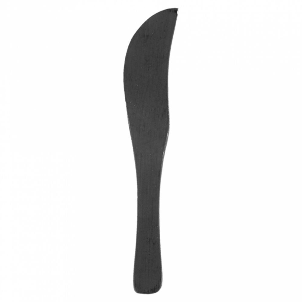Мини-нож черный 9 см, бамбук, 50 шт, Garcia de Pou Испания