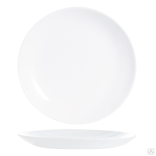 Тарелка мелкая Luminarc "Дивали" d 19см, стеклокерамика, белый цвет, ARC 