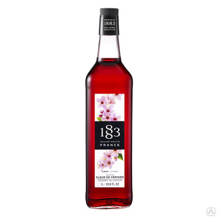 Сироп 1883 Maison Routin Цветок вишни (Cherry Blossom), 1 л, стекло 
