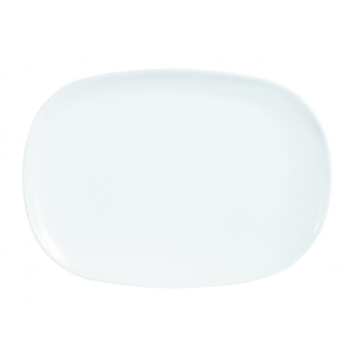 Блюдо прямоугольное Luminarc 34х24 см, стеклокерамика, белый цвет, ARC, Франция