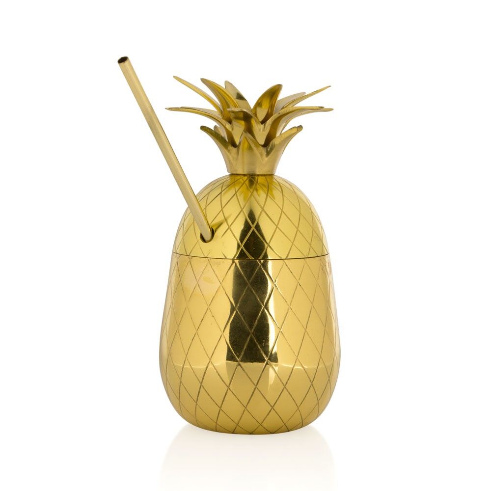 Коктейльный бокал "Ананас", 650 мл. золотой цвет, P.L.- Barbossa