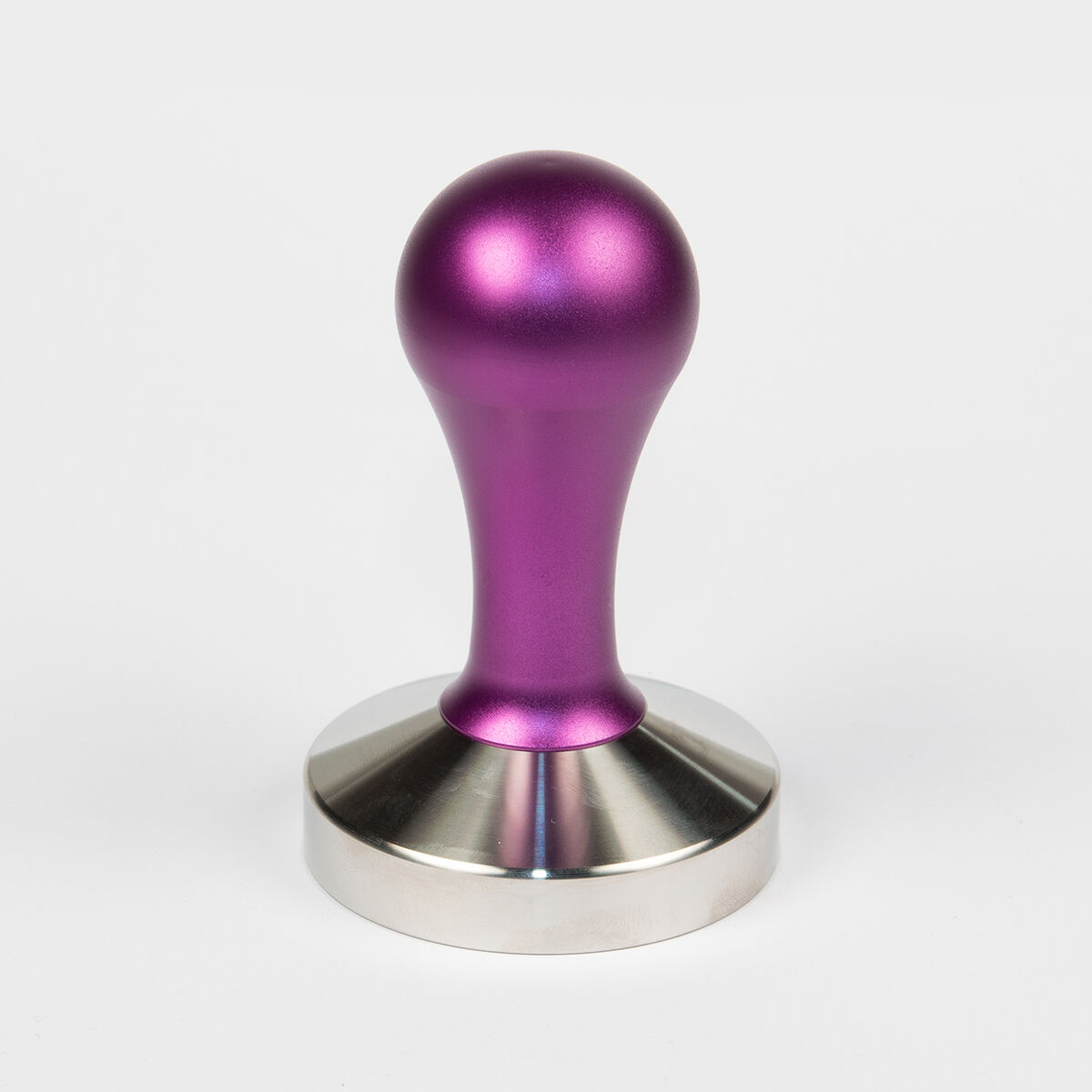 Темпер для кофе, d 58 мм, фиолетовая ручка, нерж. сталь, P.L.- Barbossa