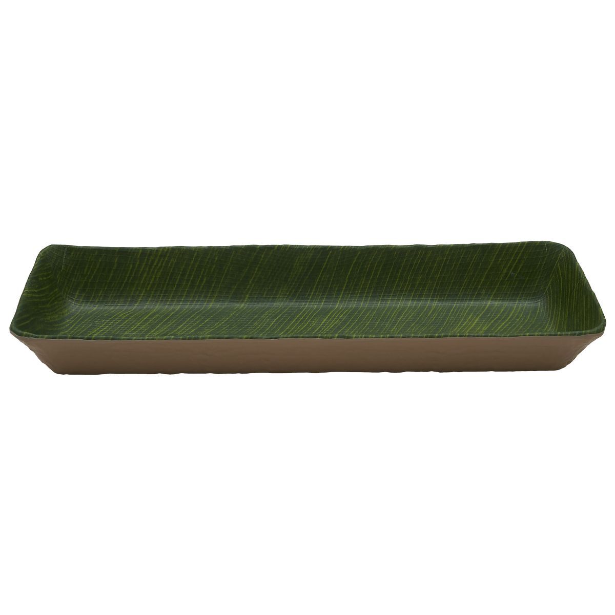 Блюдо (GN 2/4) меламин 53х16.2х6.5 см P.L. Green Banana Leaf