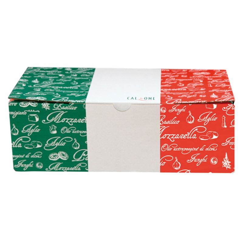 Коробка для пиццы цветная, 27х15х7 см, гофрированный картон, 100 шт/уп, Garcia de Pou