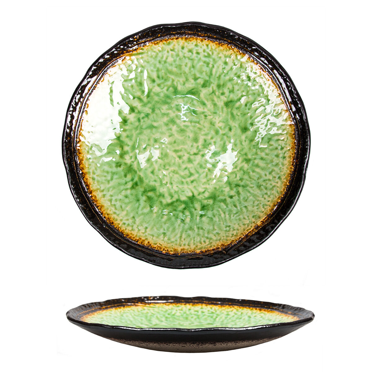 Тарелка d = 30 см, каменная керамика, цвет "Green", серия "Tokyo-Stockholm" P.L.