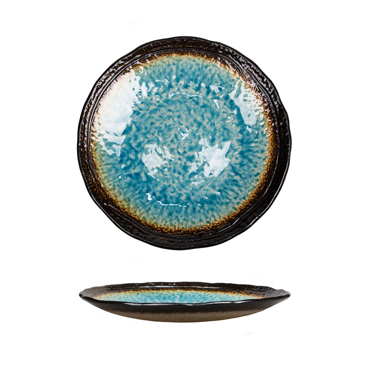 Тарелка d = 26 см, каменная керамика, цвет "Blue", серия "Tokyo-Stockholm" P.L.
