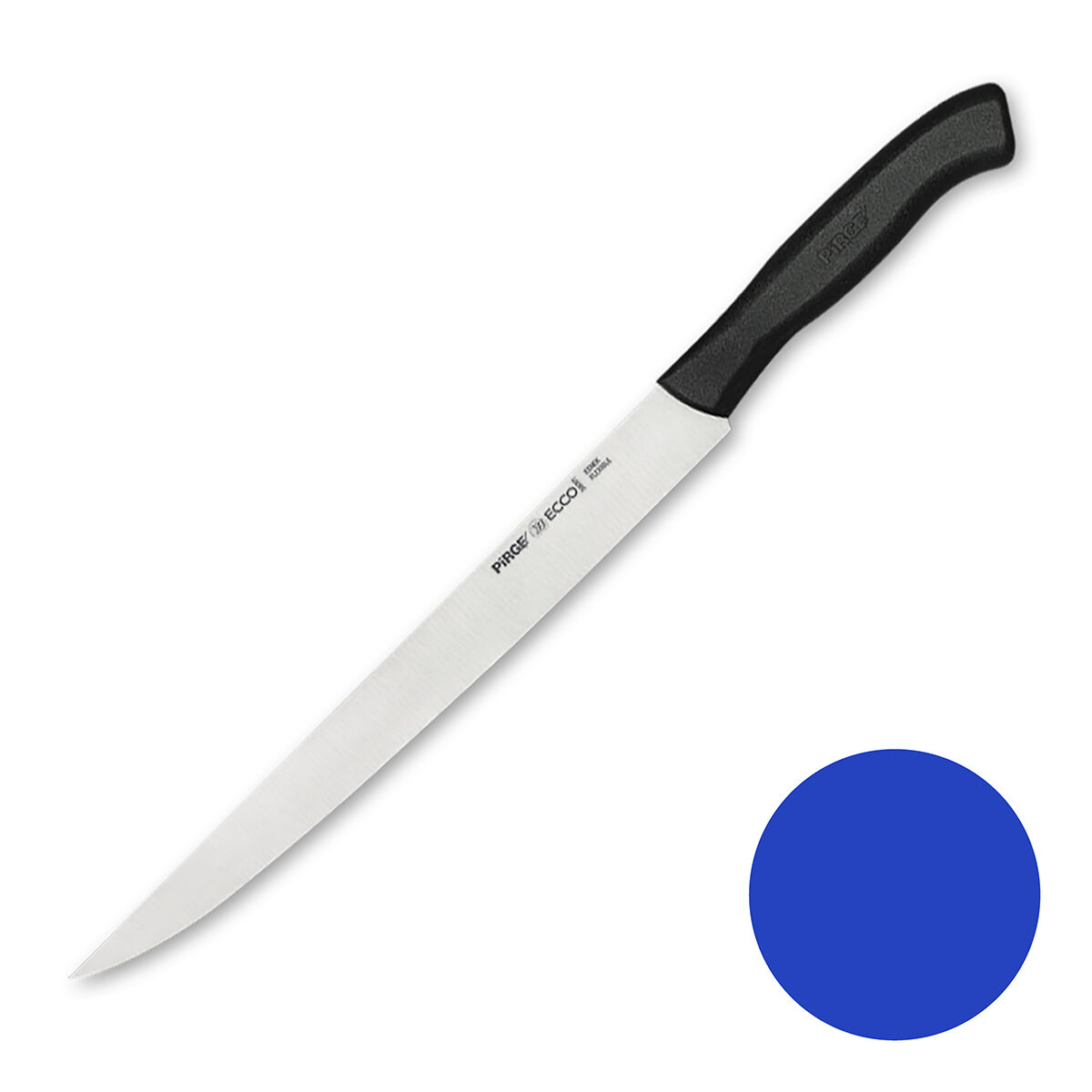 Нож поварской для нарезки филе 25 см,синяя ручка Pirge PIRGE