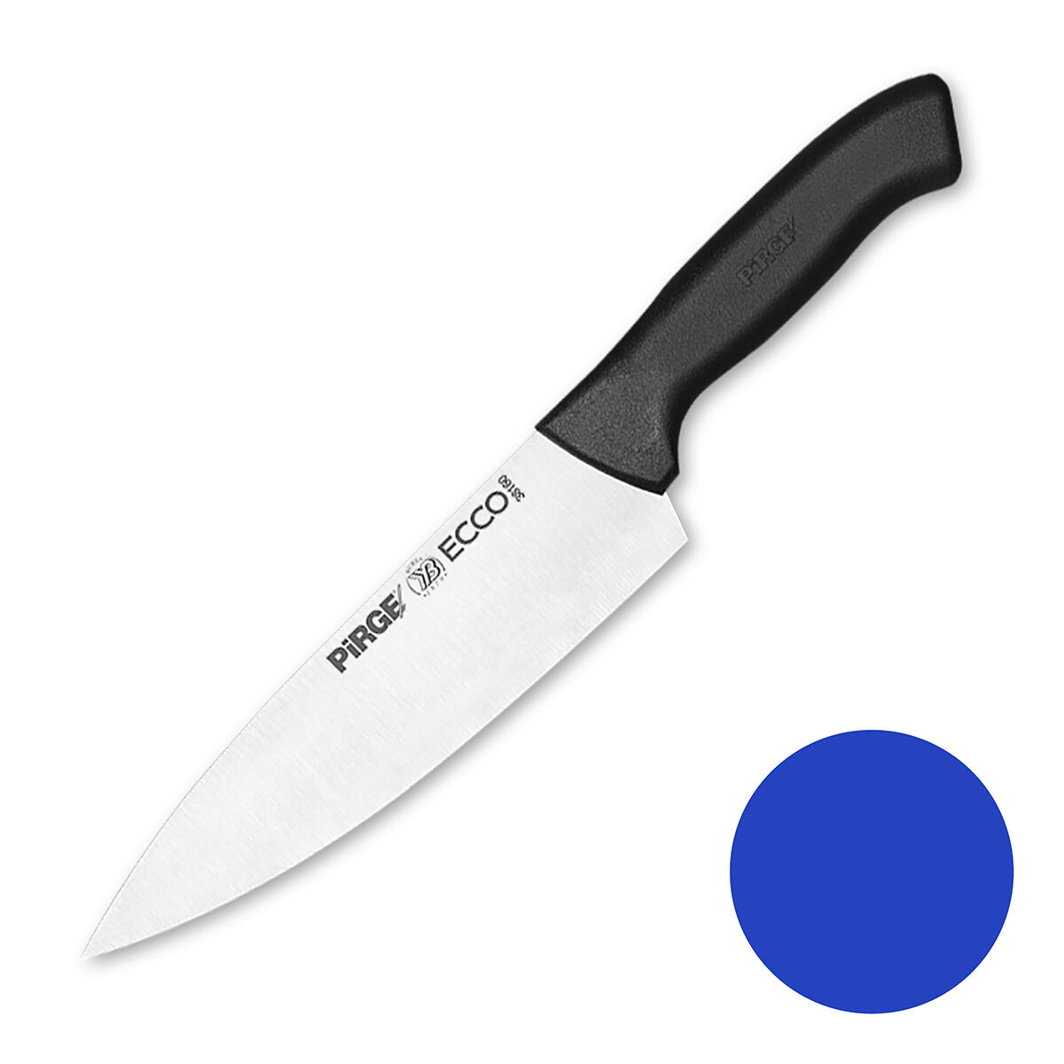 Нож поварской 19 см,синяя ручка Pirge PIRGE