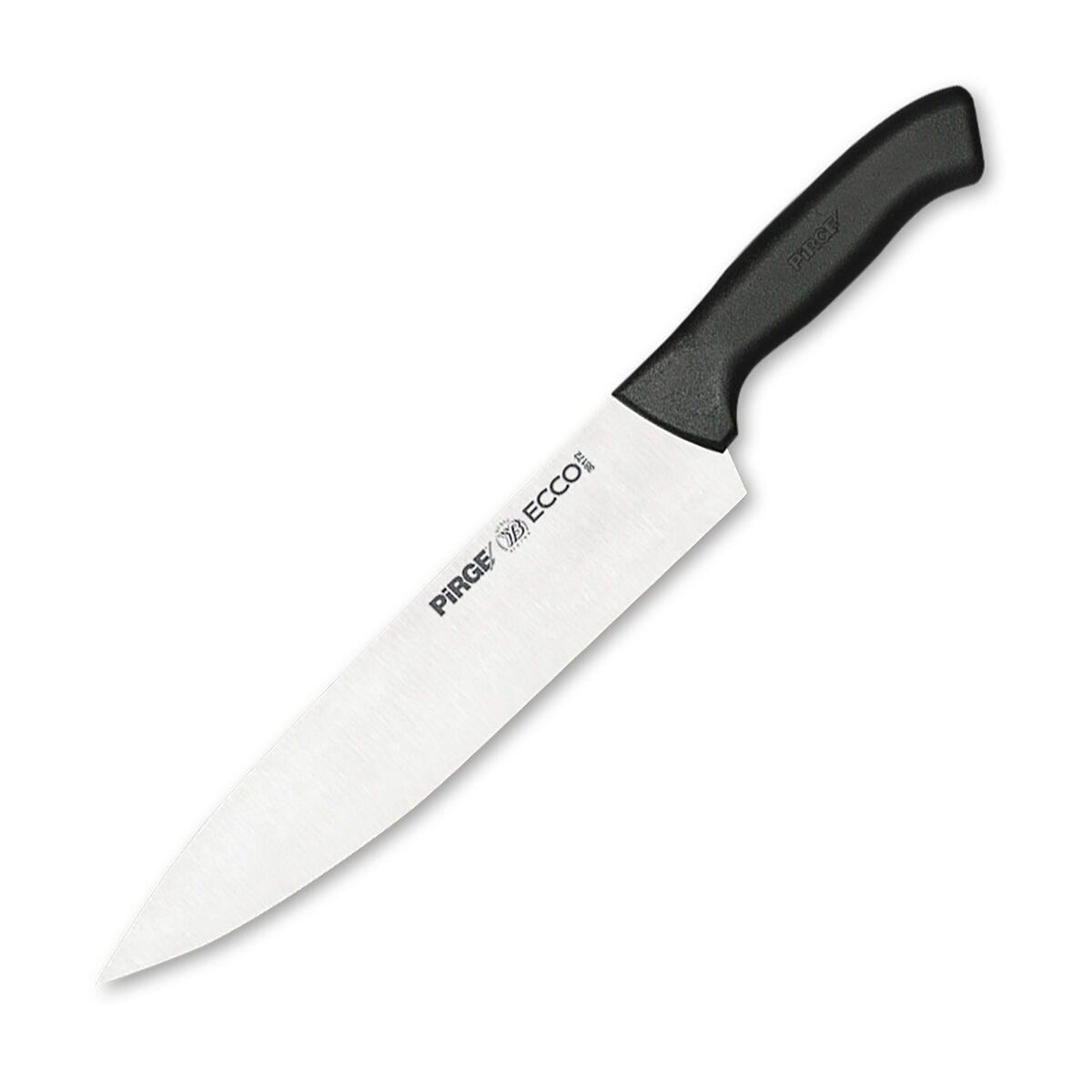 Нож поварской 25 см,черная ручка Pirge PIRGE