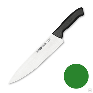 Нож поварской 25 см,зеленая ручка Pirge PIRGE 