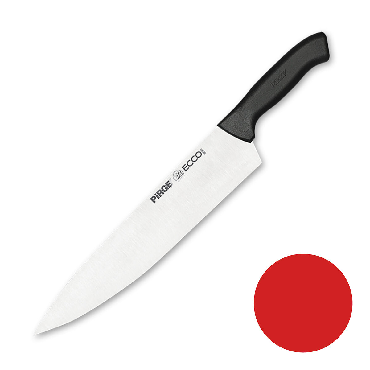 Нож поварской 30 см,красная ручка Pirge PIRGE