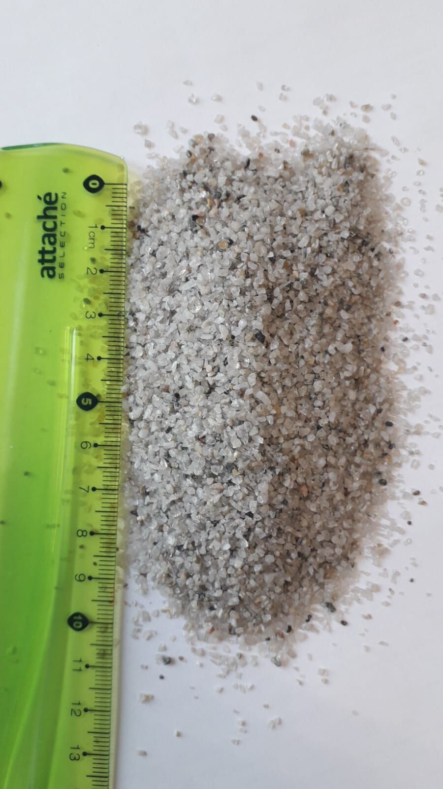 Сухой кварцевый песок для пескоструя, фракция 0,5-2,5 мм