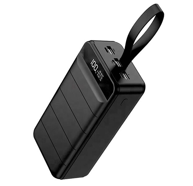 Портативный аккумулятор 50000mAh 3гн.USB, Type-C 5V, 2.1А, чёрный "Maimi" Mi9 3