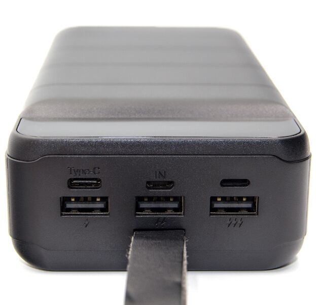 Портативный аккумулятор 50000mAh 3гн.USB, Type-C 5V, 2.1А, чёрный "Maimi" Mi9 4