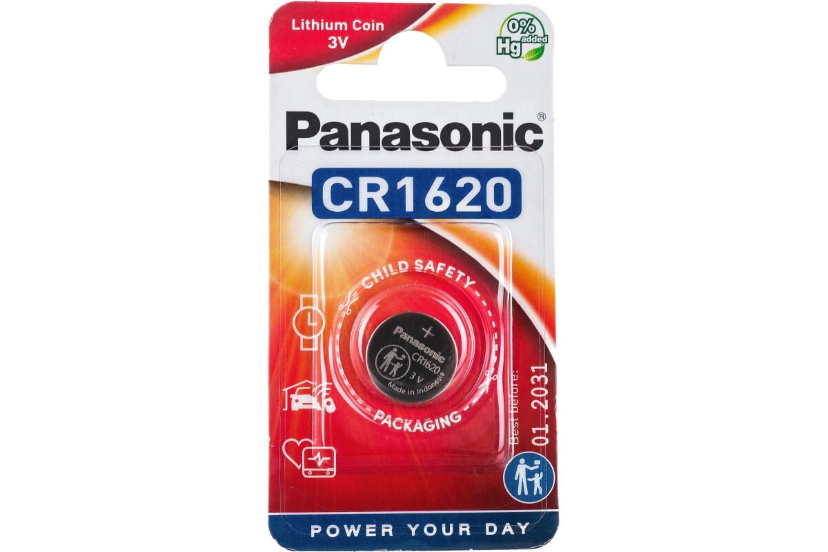 Элемент питания CR 1620 Panasonic Power Cells BL-1