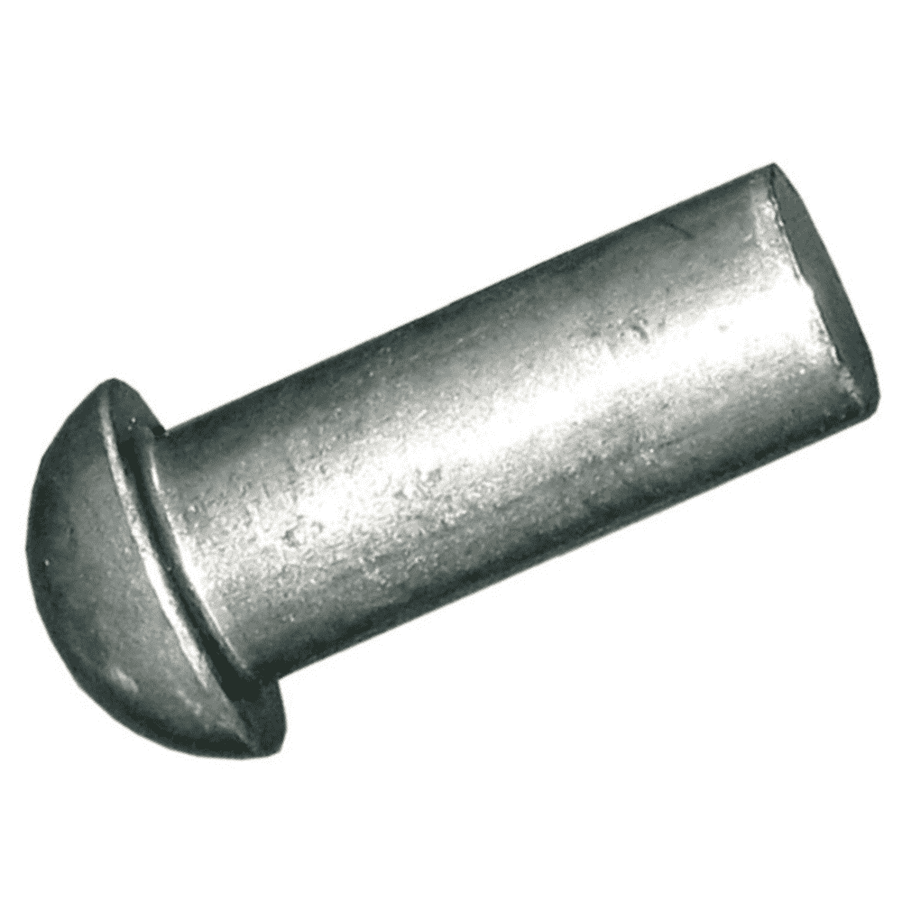Заклепка ударная полукруглая DIN 660 нержавеющая сталь А2 5х20 мм