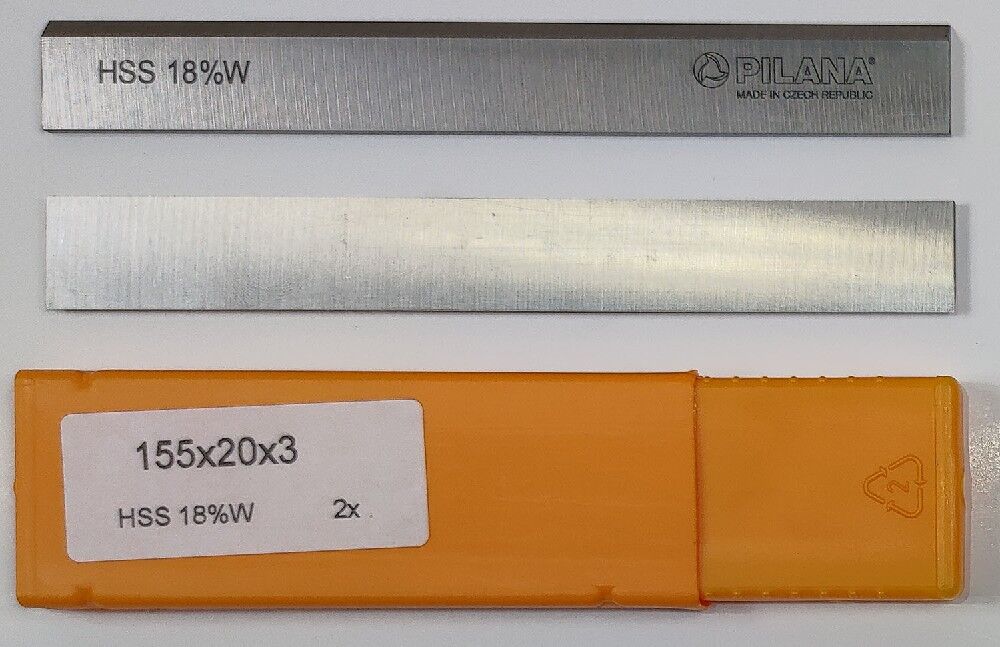 Нож строгальный "Pilana" HSS W18% 155х20х3 Чехия