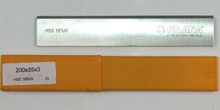 Нож строгальный "Pilana" HSS W18% 200х35х3 Чехия #1