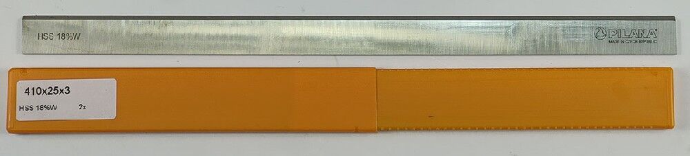 Нож строгальный "Pilana" HSS W18% 410х25х3 Чехия