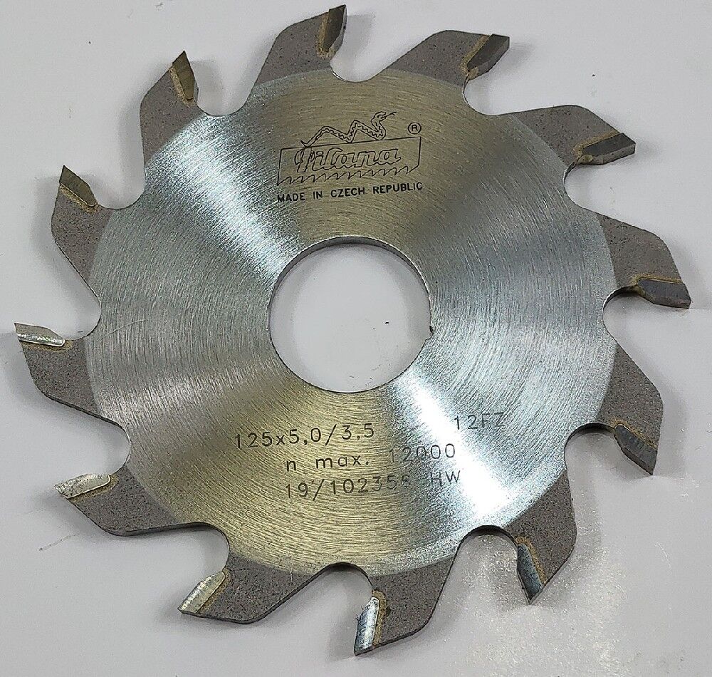 Пила дисковая Pilana 125x5.0/3.5x30 z12 92 FZ пазовая Чехия