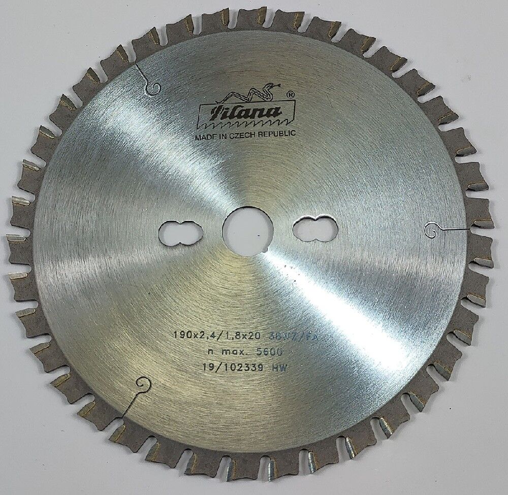 Пила дисковая Pilana 190x2.4/1.8x20 z38 88 WZ/FA сэндвич панели Чехия