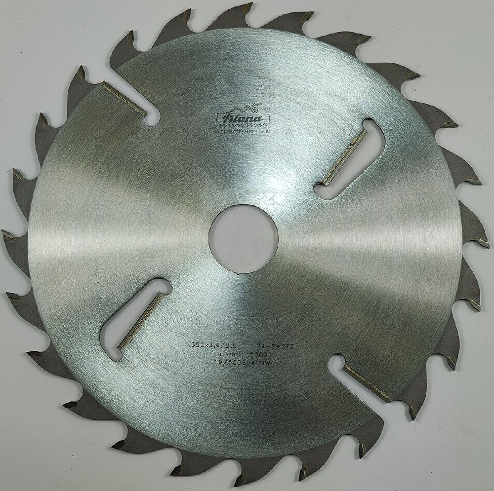 Пила дисковая Pilana 350x3.6/2.5x50 z24+4 94.1 FZ с подрезными ножами Чехия