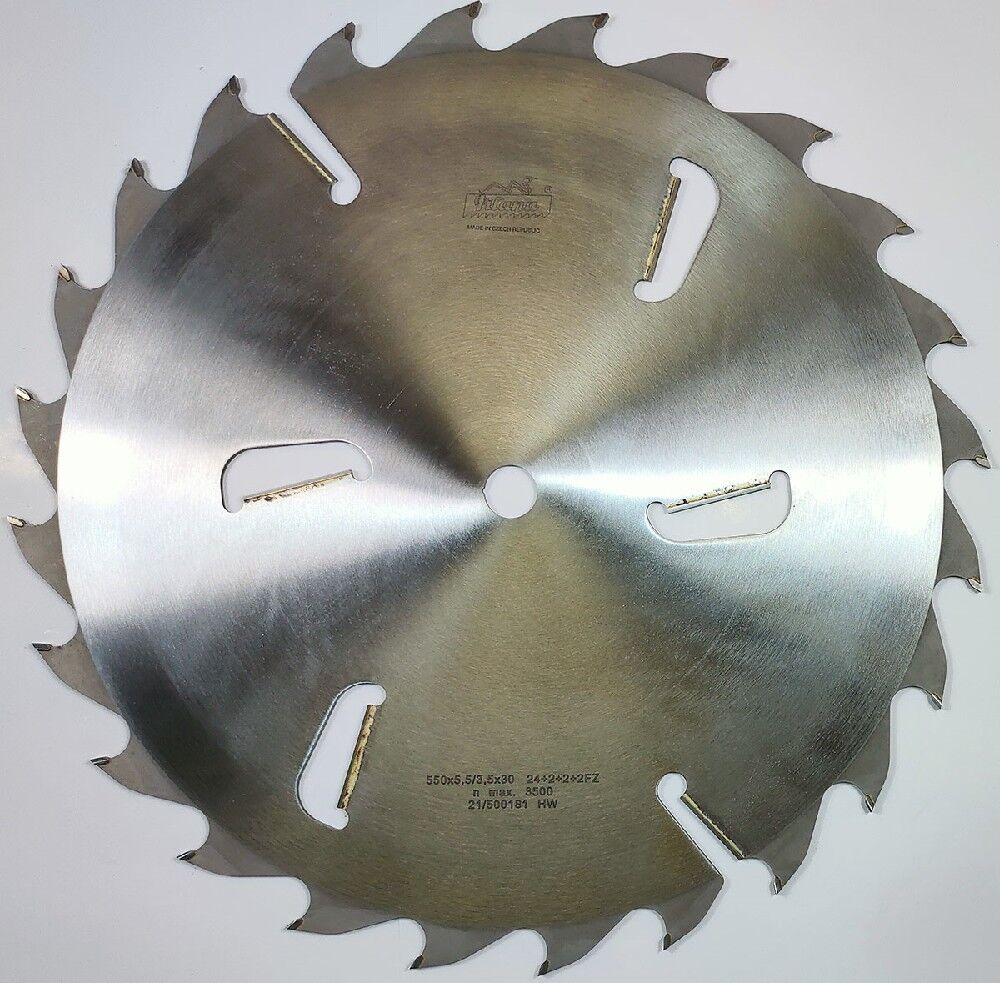 Пила дисковая Pilana 550x5.5/3.5x30 z24+6 94.1 FZ с подрезными ножами Чехия