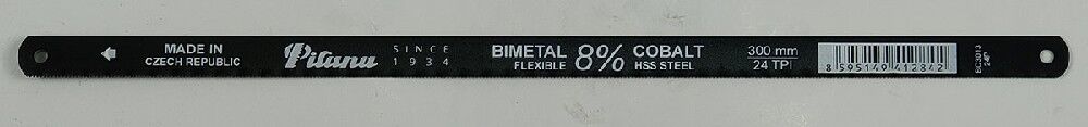 Полотно по металлу Bi-Co 8% HSS 300х13х0,65 мм 24Тpi Чехия