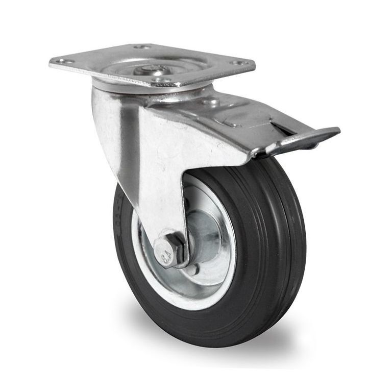 Комплект колес 125 мм для тележек TOR ТП