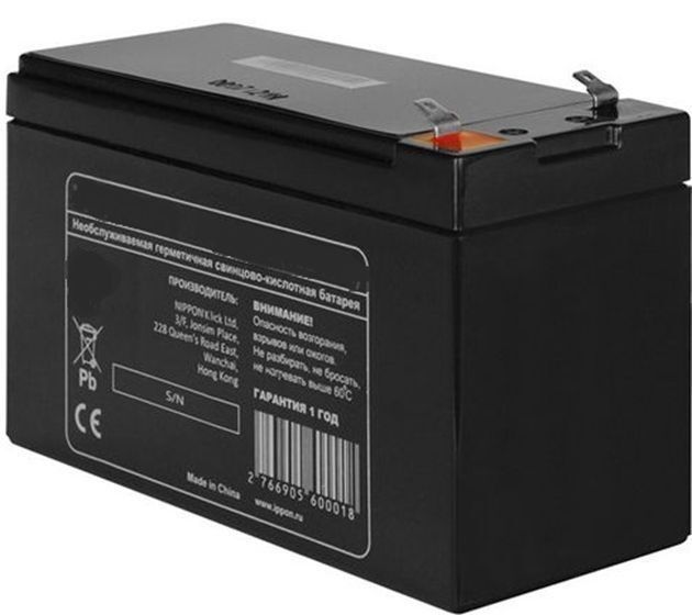 Аккумулятор для тележки WH-25ES 6V/1Ah свинцово-кислотный WET battery