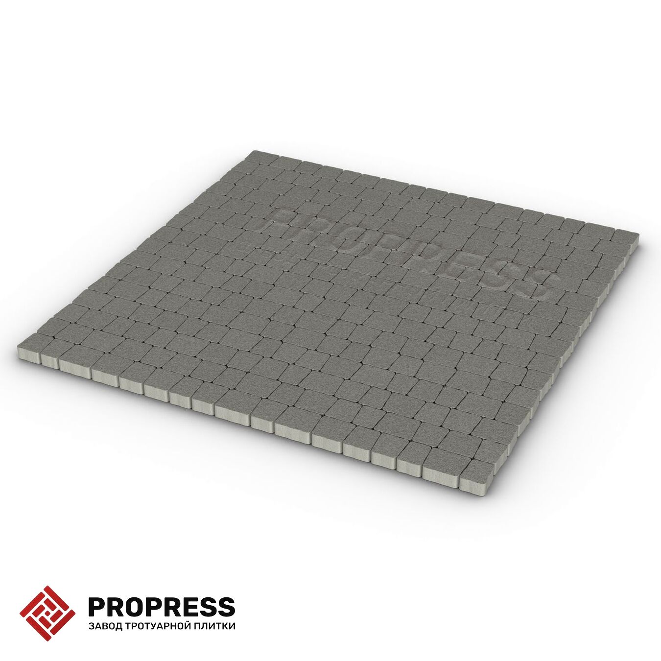 Тротуарная плитка Пропресс Антик Серый мрамор 40 мм