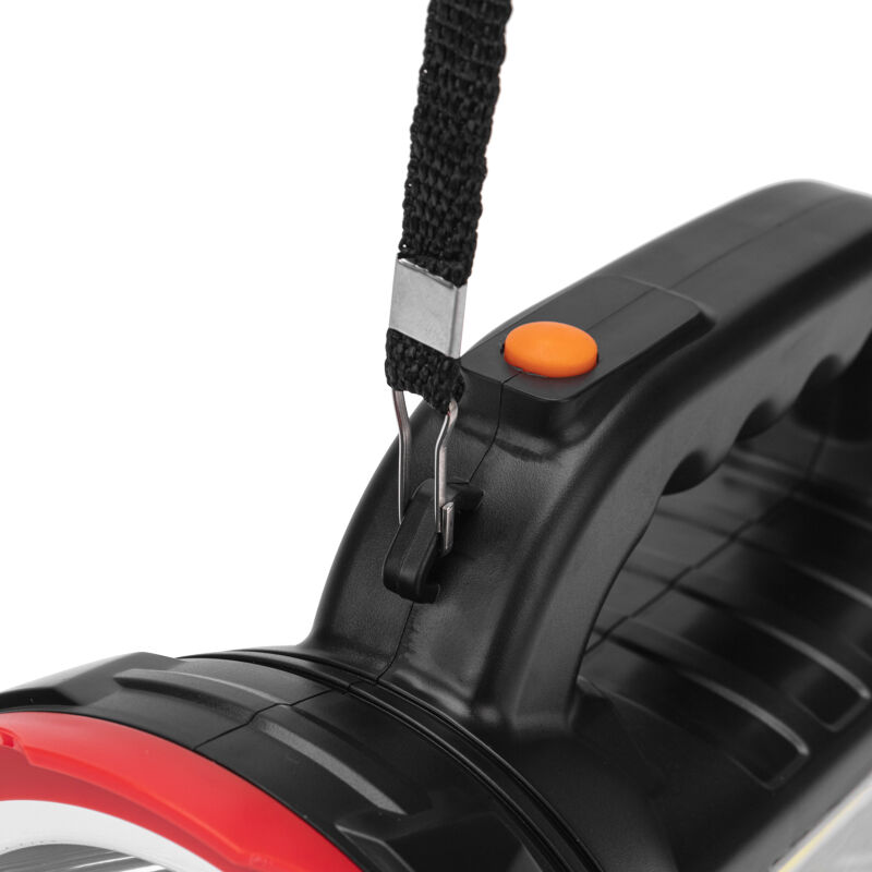 Фонарь-прожектор поисковый с головным и боковым светом, со встроенным аккумулятором, кабель питания 220В, "Rexant" 7