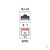 Модуль Keystone Jack RJ-45(8P8C), UTP, CAT 5e, тип 180 градусов, самозажимной, белый "Rexant" 3