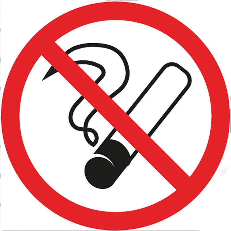 Табличка ПВХ информационный знак "Курить запрещено" 200х200мм "Rexant" 1