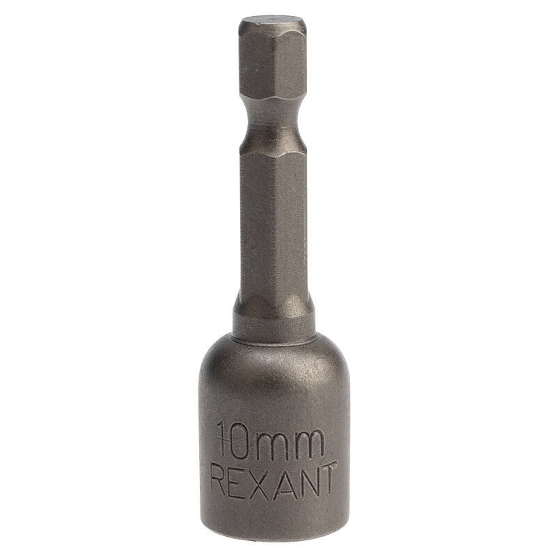 Ключ-насадка 1/4" магнитный 10х48 мм (1 шт/уп) "Rexant" 1