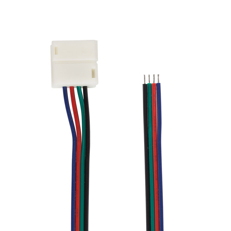 Коннектор питания (1 разъем) для RGB светодиодных лент с влагозащитой шириной 10 мм LAMPER 3