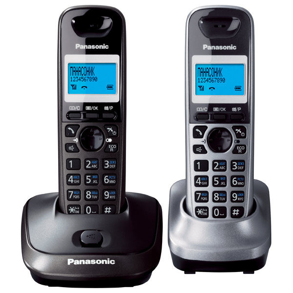 KX-TG2512RU2, DECT-телефон Panasonic KX-TG2512RU Тёмно-серый