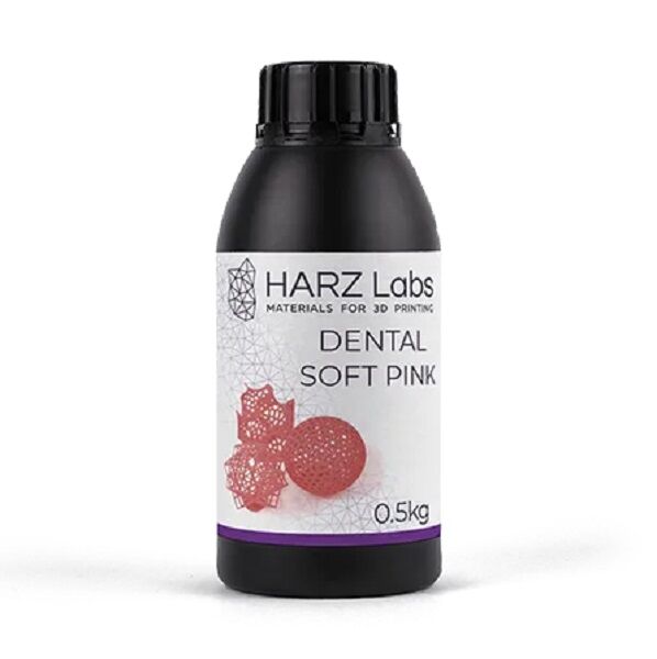 HARZ Фотополимер Labs Dental Pink Soft, розовый (500 гр)