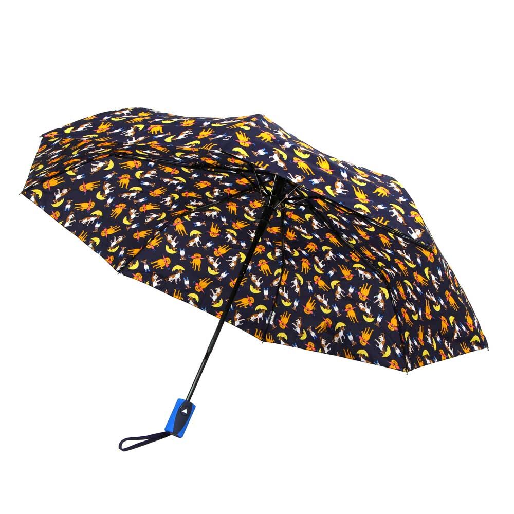 Зонт, полуавтомат, сплав, пластик, полиэстер, 55см, 8 спиц, 4 цвета, арт.2 4