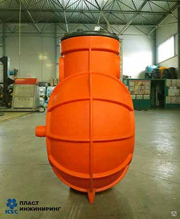 Емкость для канализации 500 литров накопительная с силовыми ребрами жесткости для сбора бытовых стоков #1