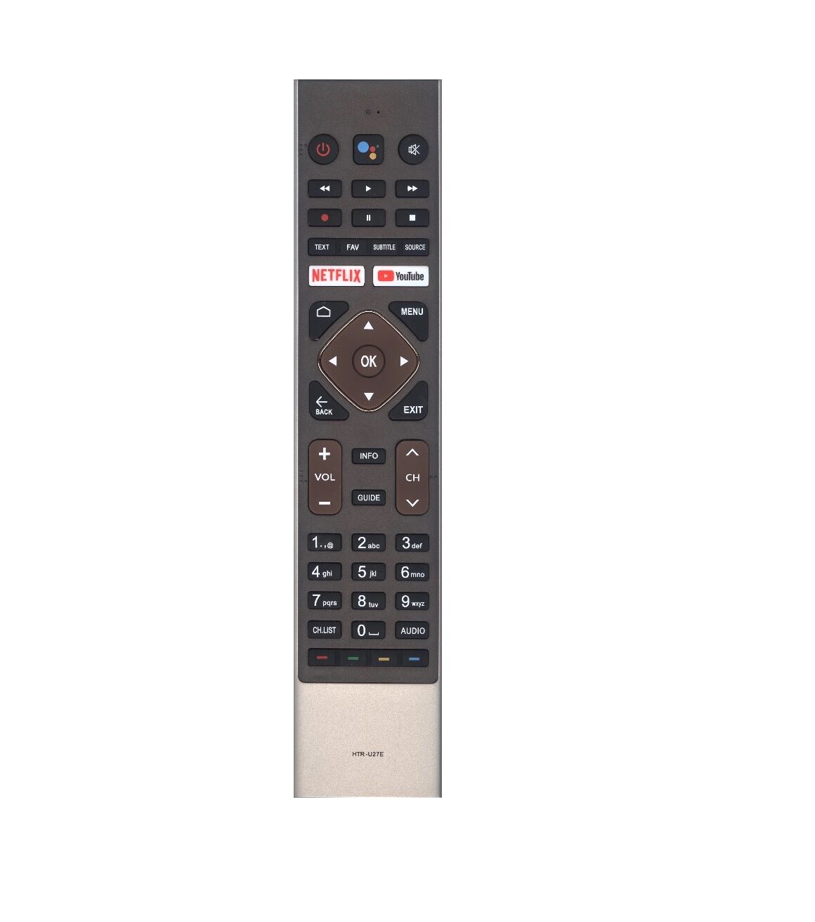 Пульт ДУ Blaupunkt HE-V2 ( Haier HTR-U27E ) с голосовой функцией Smart TV