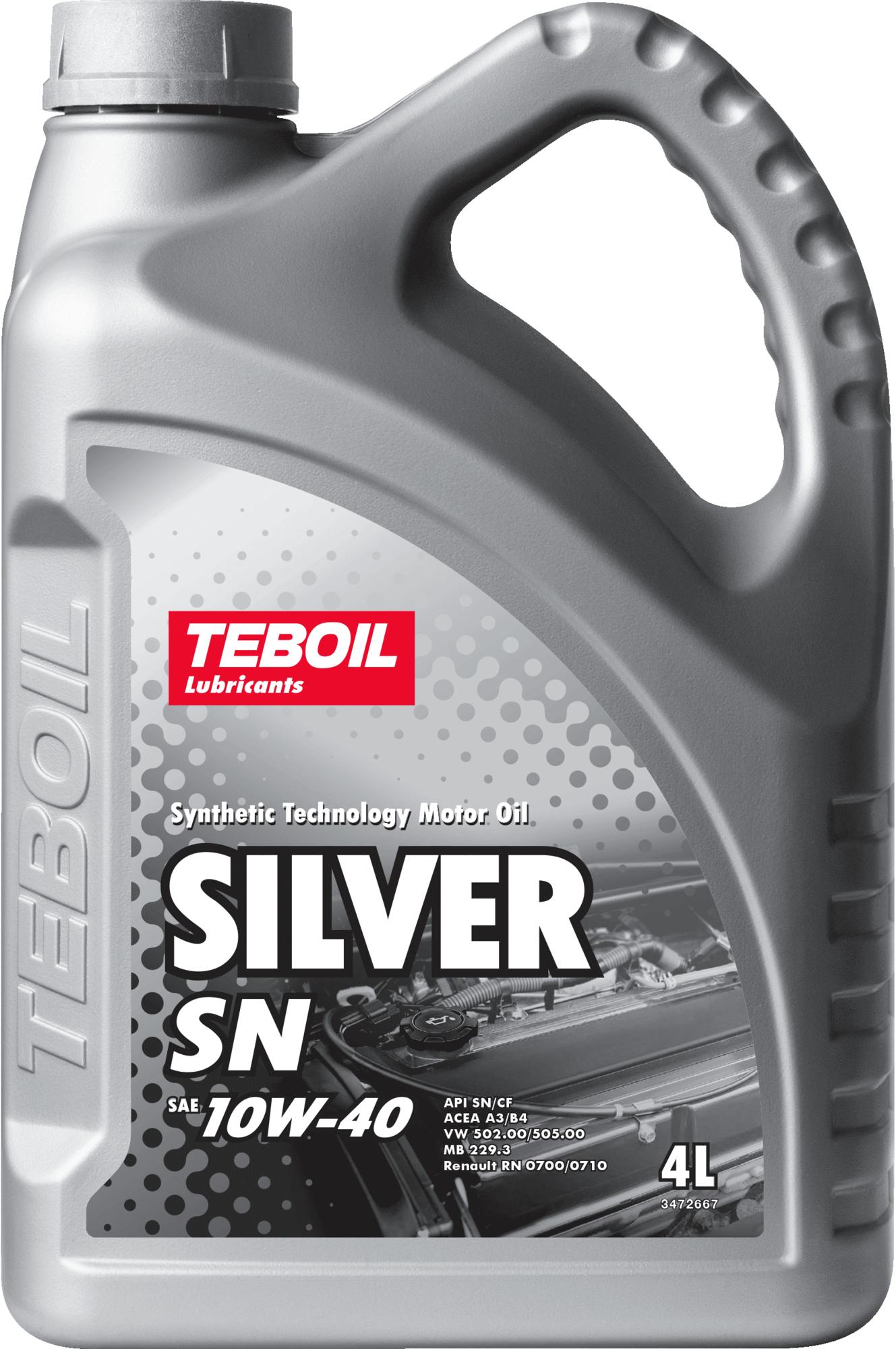 Масло моторное Teboil Silver SN 10W-40 (4 л)