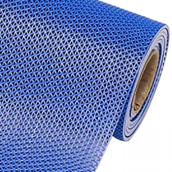 Противоскользящее покрытие "ЗигЗаг" 90х1500 см 5,5 мм (13,5 м.кв) синий