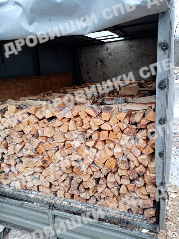 Дрова березовые колотые в укладку с доставкой в Приозерск и районы ...