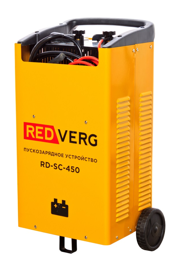 Устройство пуско-зарядное RedVerg RD-SC-450 (12/24 В, 160/1000 Ач, 2.8 кВт; 75А, пуск 20/450А)
