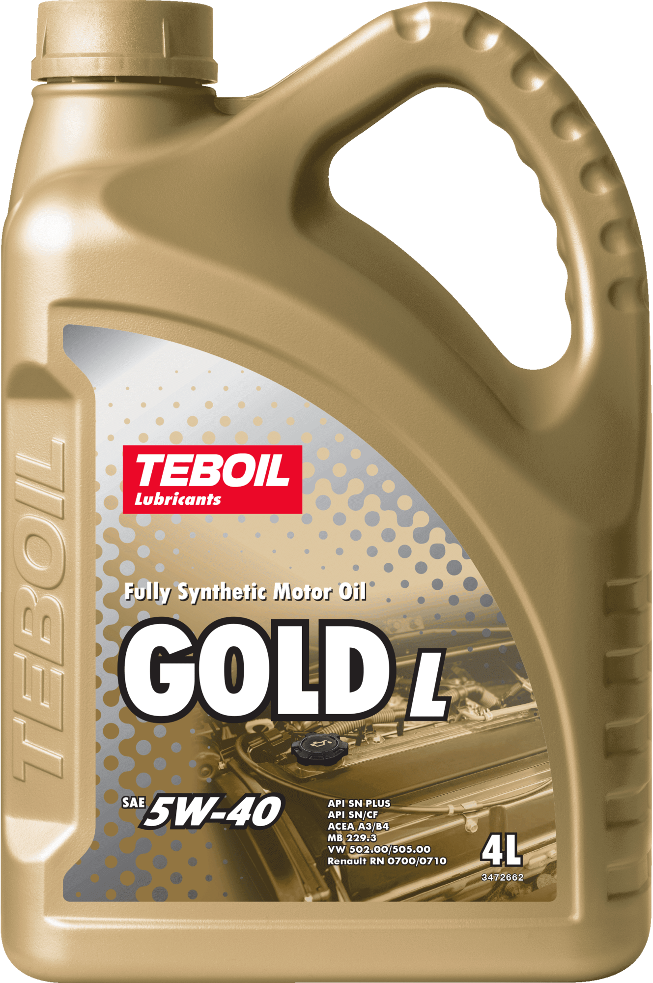 Масло моторное Teboil Gold L 5W-40 (4 л), цена в Санкт-Петербурге от компании ТехноПарк