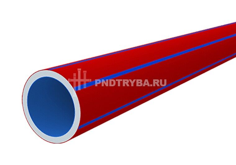 Труба для кабеля защитная ПНД трехслойная диаметр 500 мм, толщина стенки 55,8 мм