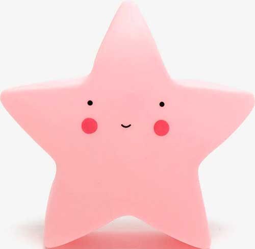 Ночник детский Lats звезда розовая