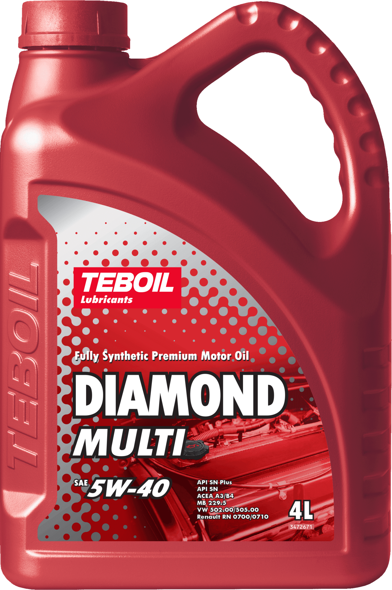 Масло моторное Teboil Diamond Multi 5W-40 (4 л + 1 л), цена в Санкт-Петербурге от компании ТехноПарк