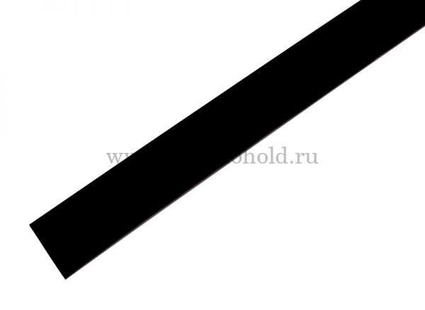 Термоусаживаемая трубка REXANT 19,0/9,5 мм, черная, упаковка 10 шт. по 1 м